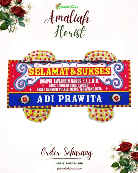 Papan Bunga Ucapan Selamat Batu Merah